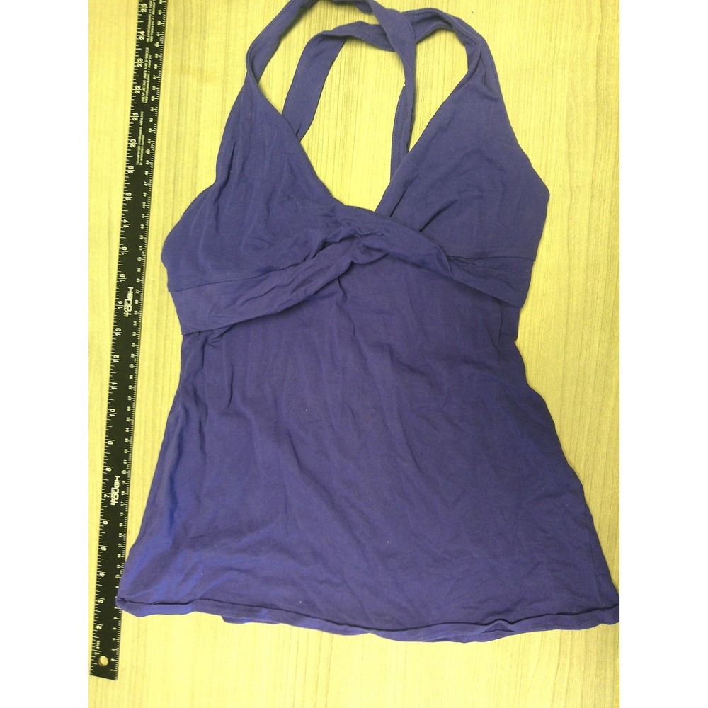 Victoria's Secret Bra Top Tank Women Small Purple Excellent Twist Front Cami
